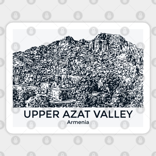 Upper Azat Valley - Armenia Sticker by Lakeric